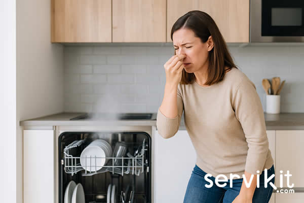 cómo quitar el mal olor del lavavajillas