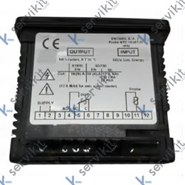 Termostato digital 1 relé 110/230v ac f100