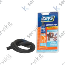 Burlete esponjoso Ø14mm peladora patatas Sammic 1100mm con adhesivo