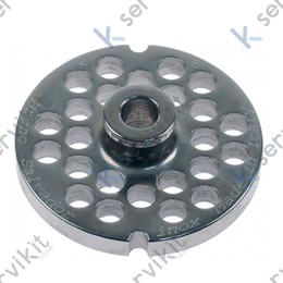 Placa picadora de carne número 12 eje taladro Ø8mm