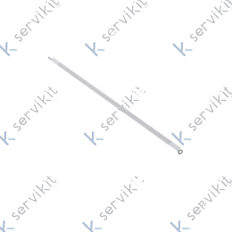 Resistencia cuarzo 500w 110v diametro 10mm longitud Ø390mm tostador de pan Silanos