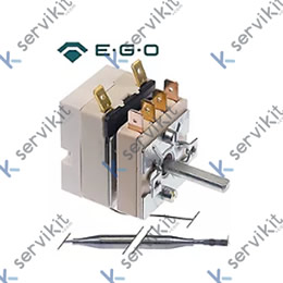 termóstato T máx 80°C margen de trabajo 30-80°C 1 polos 1NO 16A sonda ø 6mm sonda L 115mm
