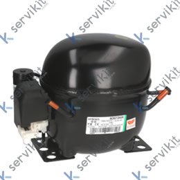 Compresor refrigerante R404a/R507 tipo NEK2134GK 1/2HP capacidad cilindro 8,77 cm³ CSIR 220-240V