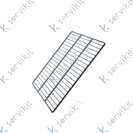 Rejilla plastificada 445x395mm gris bajo mostrador Comersa