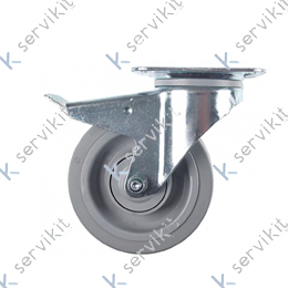 Rueda Alex Ø100mm 2-1194 con freno armario Infrico