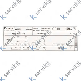 Termostato digital 3 relés 230v XW40L-5L0D8-X