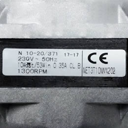 Motor ventilador Elco 10W 230V 50Hz 1300rpm