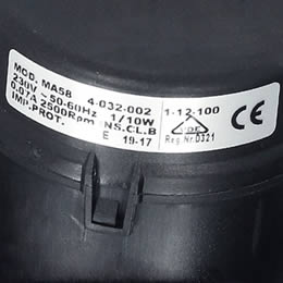 Ventilador axial Elco Ø145mm 230v 50-60hz 2500rpm