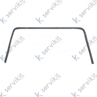 Burlete silicona puerta horno Fagor negro con grapa e10090sng01