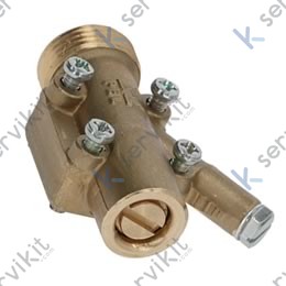 Conexión horizontal grifo gas Ø12/10mm 22