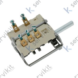 Repuesto conmutador 4 posiciones 2 polos eje 6x4.6mm