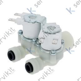 Electroválvula 2 vías horizontal 230V Ø8mm