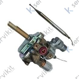 Grifo gas termostático plancha cromo duro NC-1001 Mainho