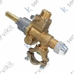 Grifo gas  PEL22S/V brida Ø21mm M20x1.5mm