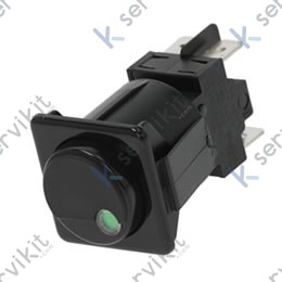 Interruptor verde/ámbar 28x28mm Grupo N/V-R