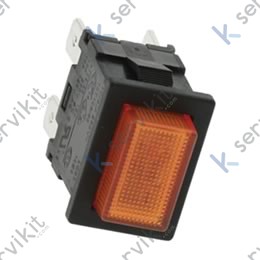 Interruptor ámbar 230V 13x20mm Epoca S