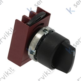 Interruptor sarten basculante selector negro 3 posiciones