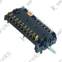 Interruptor para horno 10 posiciones 16a 250v