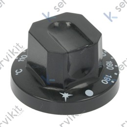 Pieza de mando termostato freidora Zanussi Ø70mm eje Ø10x8mm