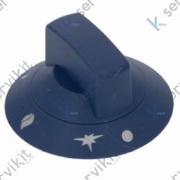 Mando azul Ø60mm Ø8x6.5mm cocina Zanussi