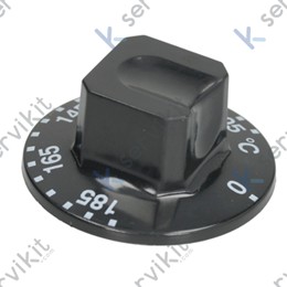 Repuesto de mando para termostato 105-185c freidora Zanussi Ø55mm 6x4.6mm 