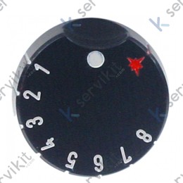 Recambio para mando termostato horno Zanussi Ø8x6mm