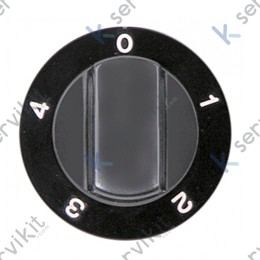 Mando interruptor para cocina Zanussi Ø60mm eje Ø6x4.6mm