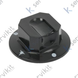 Mando grifo gas freidora Zanussi 70mm eje 10x8mm