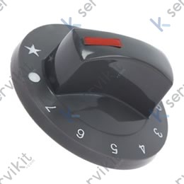 Mando termostato horno Ø71mm eje Ø8x6,5mm