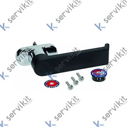 Mango puerta horno l=165mm sujeción interior