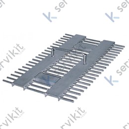 Parrilla reductora piedra volcanica 440x290m cocina Zanussi