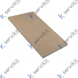 Losa de chamota H 17 mm L 610 mm An 305 mm tipo de envío exclusivo en pallet