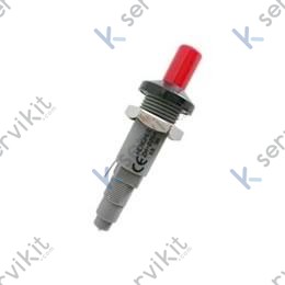 Encendedor piezoeléctrico Ø18mm faston Ø2.4mm