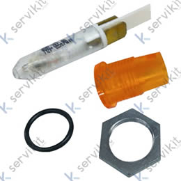 No hay imagen establecida Piloto ambar Ø13mm 230v 120c completo horno