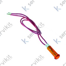 Piloto luminoso naranja Ø8mm 230v plancha fry-top Fiamma