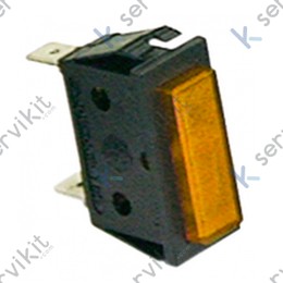 Piloto ámbar 30x11mm 230v horno Mareno