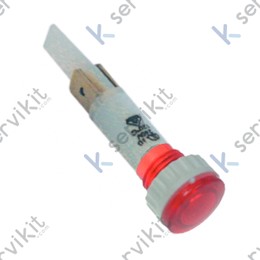 Piloto rojo Ø10mm 230v marmita Alpeninox