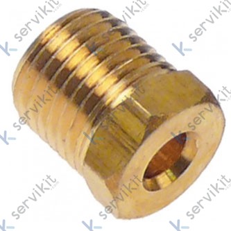 Racor m12x1 4mm inox Zanussi