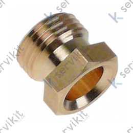 Racor bicono m11x1 para tubo Ø7mm cocción industrial