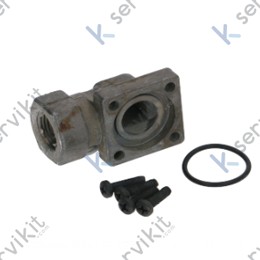 Racor codo 3-8 válvula minisit serie 710