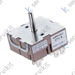 Regulador  de energía 45er104c1 230v sentido rotación derecho eje Ø6X4,6MM 13,5A