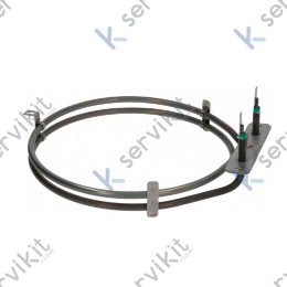 Resistencia horno Bertos 2000w 230v Ø187mm