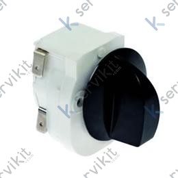 Temporizador 15min 16A 230V c/mando eje 23mm