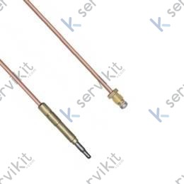 Termopar calentador cabeza lisa M9x1 L=1200mm