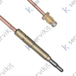 Termopar cabeza lisa métrica 9x1 longitud 320mm