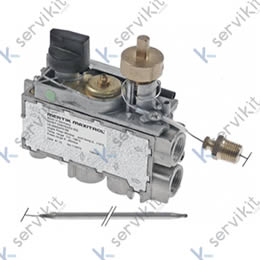 Termostato de gas MERTIK tipo GV30T-C5AYEAK0-001 T máx 190°C 110-190°C entrada gas abajo 3/8"