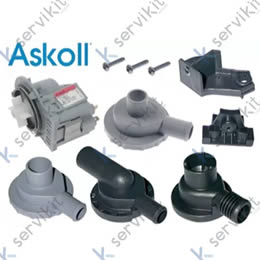 bomba de desagüe entrada ø 24/30/35/39mm salida ø 22/31mm 230V 40W 50Hz ASKOLL tipo M231 XP