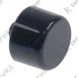 Botón gris lavavajillas 12mm