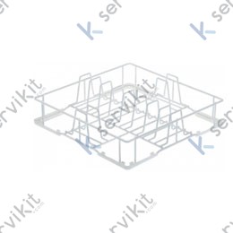 Cesta platos lavavajillas 370x370x120mm alambre Dihr