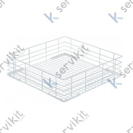 Cesta vasos lavavajillas 450x450x110mm alambre